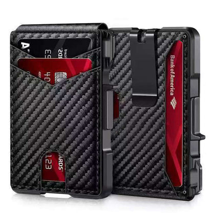 Carbon Fiber Pop-Up Smart Wallet
